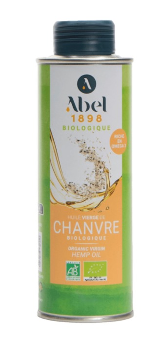 Abel 1898 Huile de Chanvre Vierge BIO 250ml/Bidon Metal