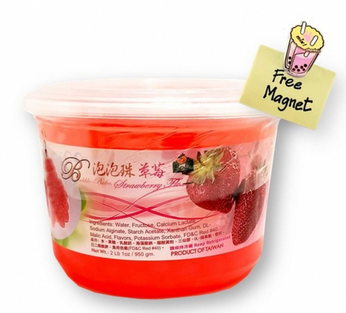 Bolle Popping Boba Pearls Fraise 950g/Boite