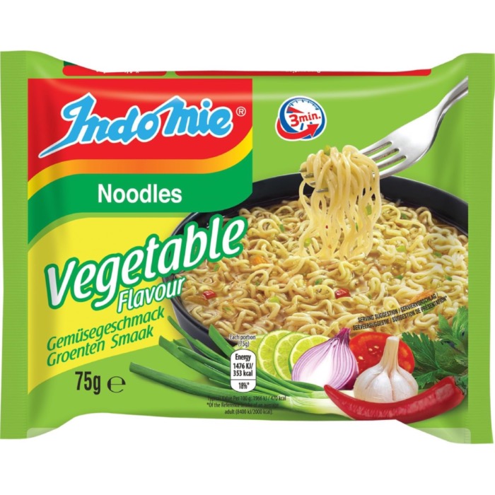 Nouilles Instantanées Végétarinne INDOMIE 75g/Sachet