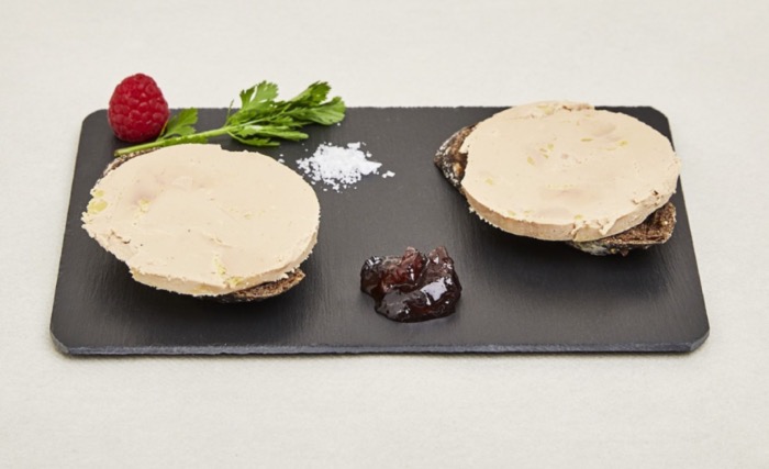 Bloc de Foie Gras Canard avec Morceaux Sarrade 400g/Boite