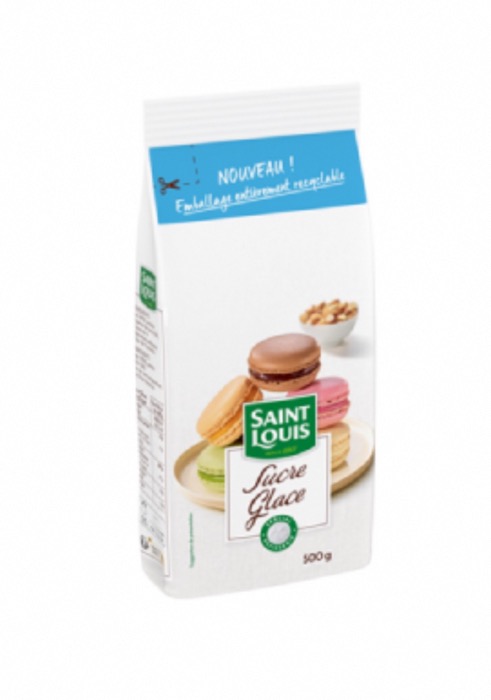 Sucre Glace Spécial Recharge Saupoudreuse SAINT LOUIS 500g/Sachet