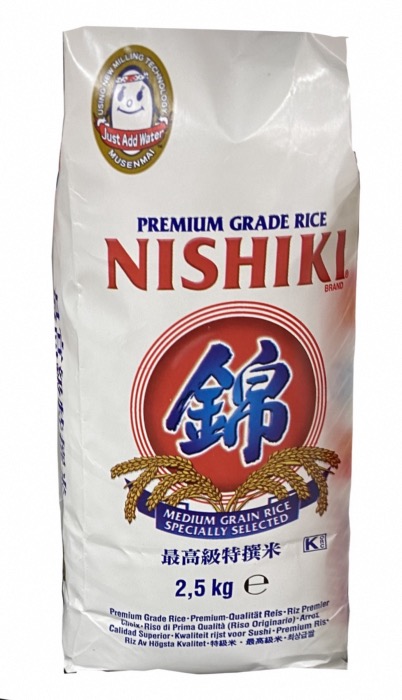 Riz Japonais Premier Choix Premium Grade Rice Nishiki 2,5kg/Sac