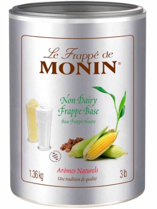 Le Frappé Neutre en Poudre Non Laitier Monin 1,36kg/Boite