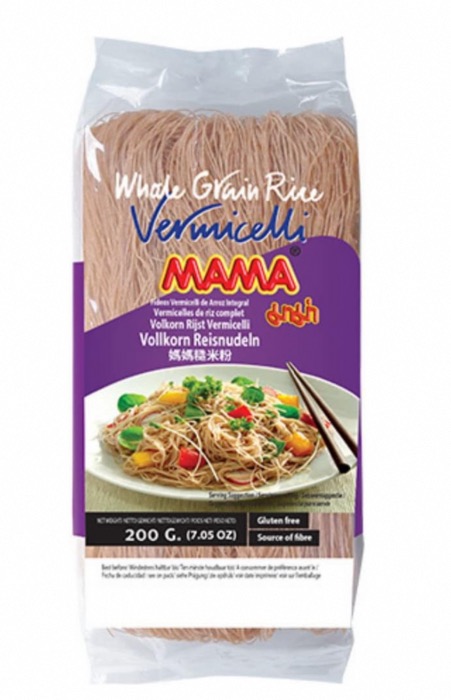 Vermicelles de Riz Brun Mama 200g/Sachet