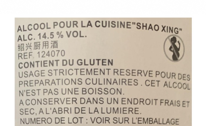 Vin de Cuisine Shaoxing 3,785L/Bidon