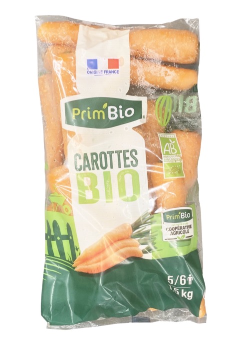 Carotte Bio 1,5kg/Sachet