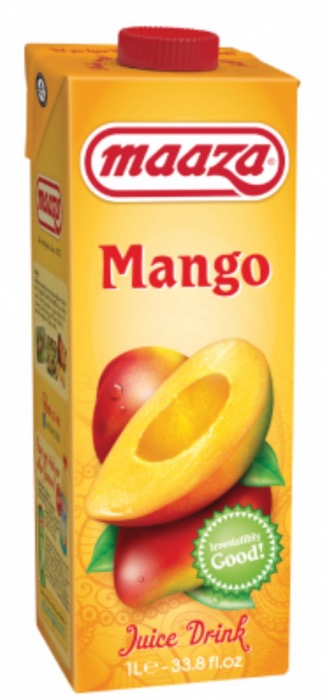 Boisson au Jus de Mangue Maaza 1L/Brique 