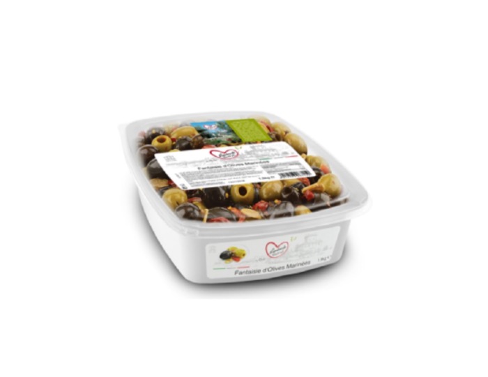 Lombardo Sott'Oli Mélange d'Olives Marinées 1,9kg/Boite