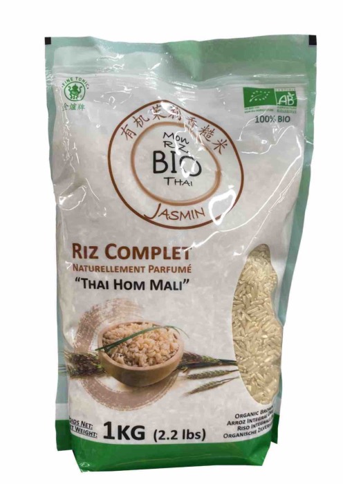 Riz Complet Bio Thai Hom Mali 1kg/Sachet