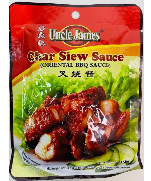 UNCLE JAMES Char Siew Sauce (Oriental BBQ Sauce) 150g/Sachet