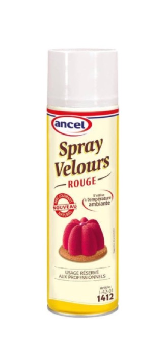 Ancel Spray Velours Rouge 500ml/Bombe