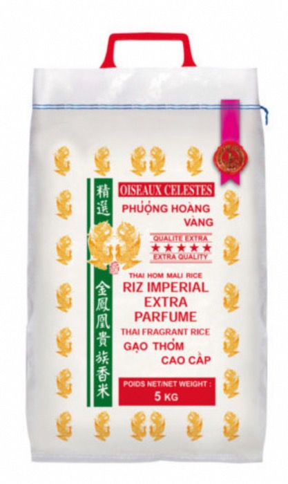 Riz Thai impérial extra parfumé 2023 qualité premium 5KG/Sac