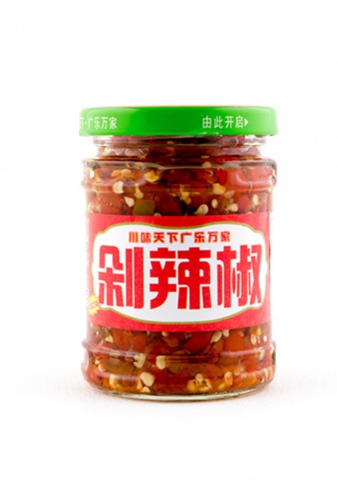 Piments Rouges Ecrasés de Guangdong 200g/Pot