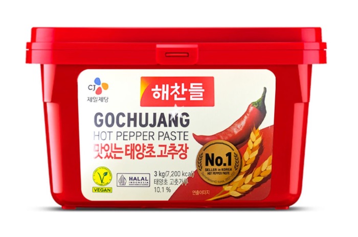 CJ Haechandle Gochujang (Pâte de Piment) Moyennement Fort 3kg/Boite