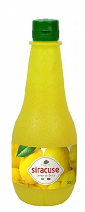 Siracuse Jus de Citron Jaune 50cl/Bouteille