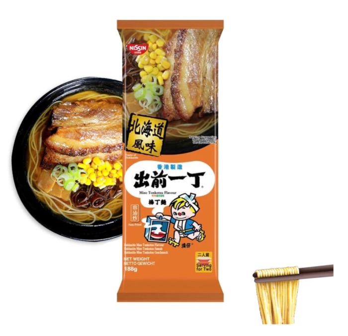 Nissin Miso Tonkotsu de Hokkaido 188g/Sachet
