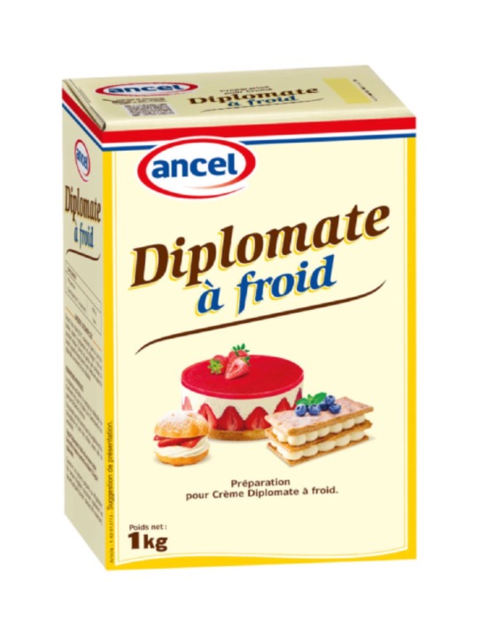 Ancel Préparation pour Crème Diplomate 1kg/Boite