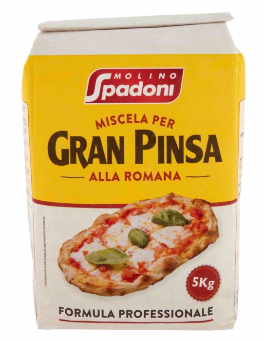 Farine de Blé Tendtre Péparation Spadoni Pour Gran Pinsa Alla Romana 5kg/Sac 