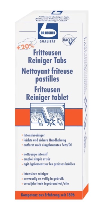 DR.BECHER Nettoyant Friteuse Lot de 12 Pastilles soit 620g/Boite