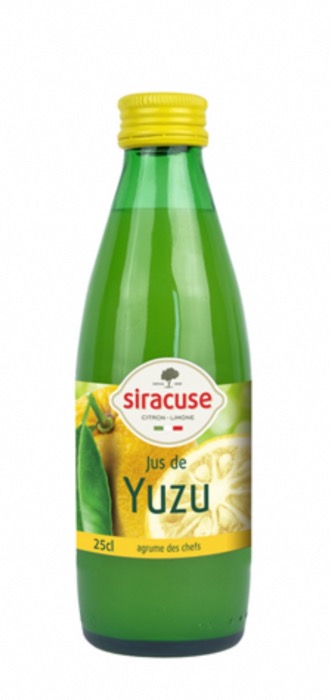 Siracuse Jus de Yuzu Bouteille Verre 25cl/Bouteille