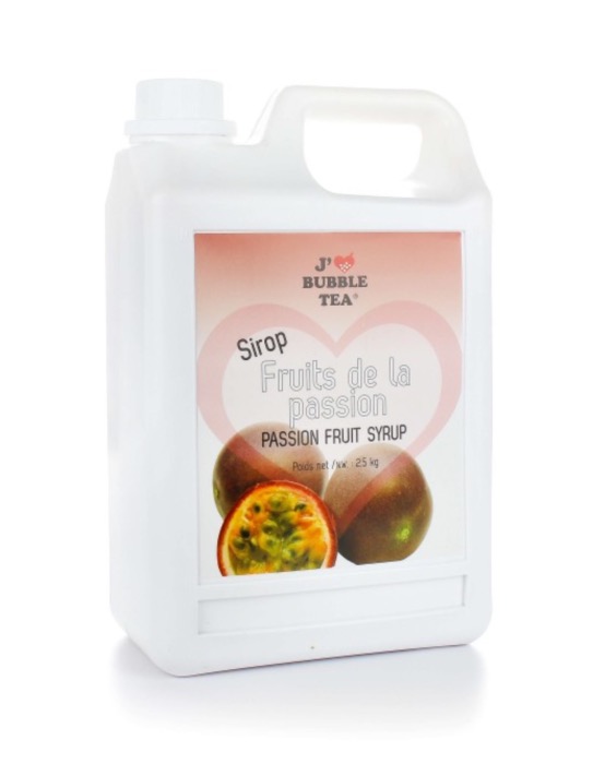J'AIME BUBBLE TEA Sirop de Passion 2,5kg/Bidon