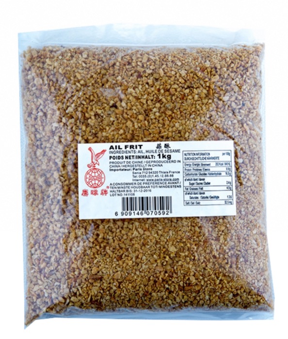 Ail Frit à l'Huile Sésame 1kg/Sachet