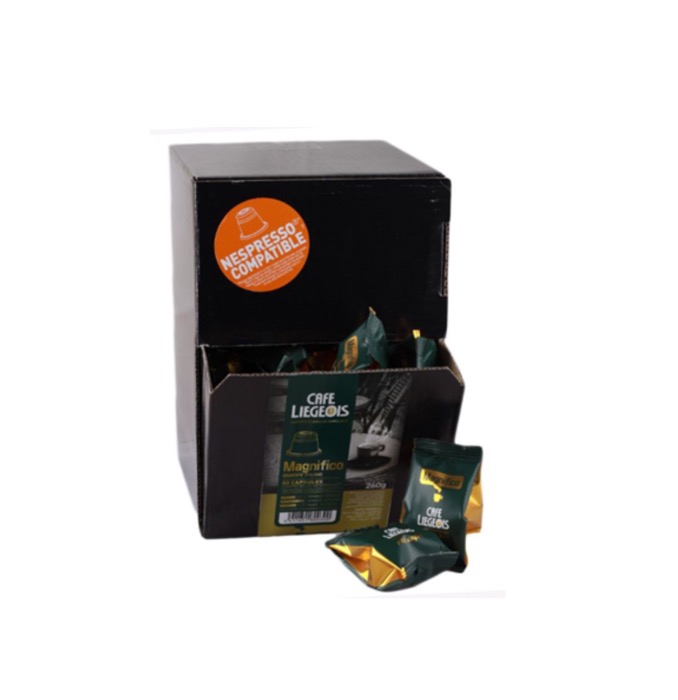 Café Boîte Distributrice Capsule Magnifico x 50 soit 260g/Boite