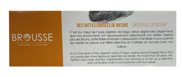 Dattes d'Algérie, Dattes Deglet Nour 2kg/Carton