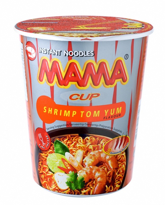 Nouilles Instantanées Mama Cup Saveur Crevette Tom Yum 70g/Bol