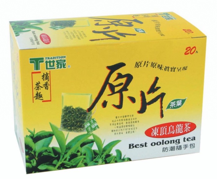 Thé Taïwanais Oolong (Dongding Oolong) en Sachet - 56g/Boite (20 Sachets x 2,8g)