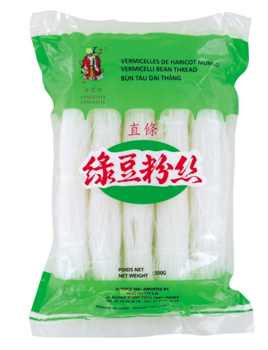 Longevité Vermicelle de Haricot Mungo 500g/Sachet