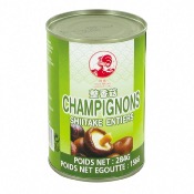 Champignons Shiitake entiers parfumés en conserve - 284g