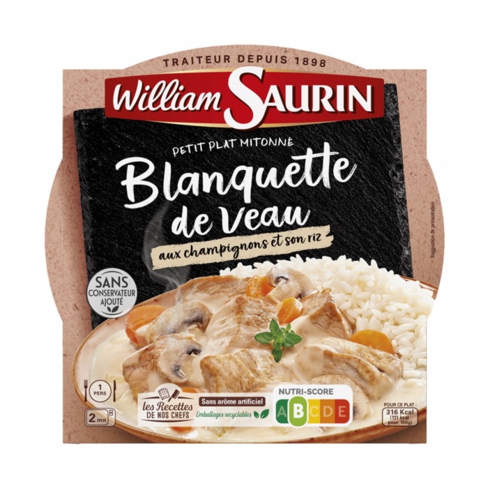 Blanquette de veau William Saurin 285g:boite