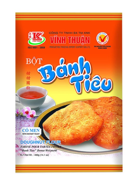 Farine de Préparation pour Tartes Frites (Bot Banh Tieu) 400g/Sachet