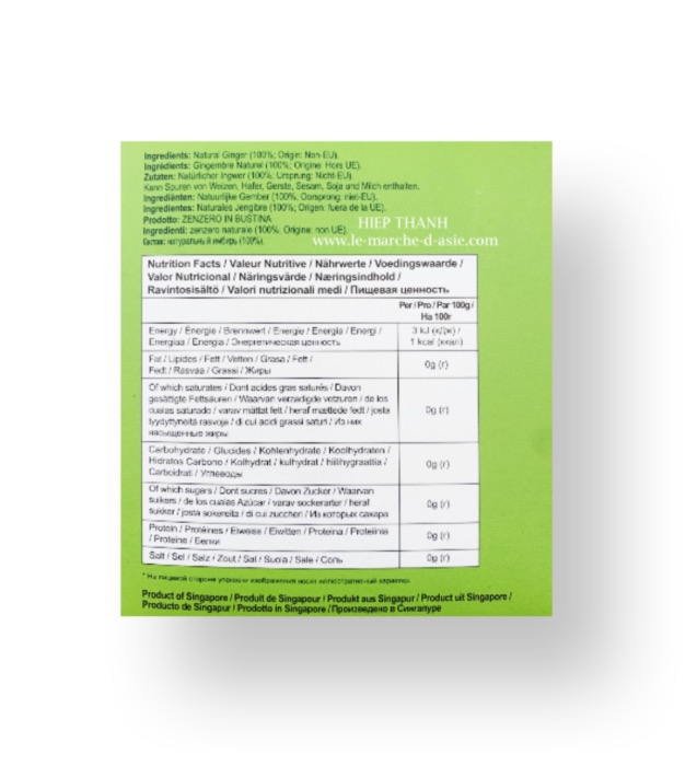 Gold Kili Infusion au Gingembre 60g (20 sachets)/Boite