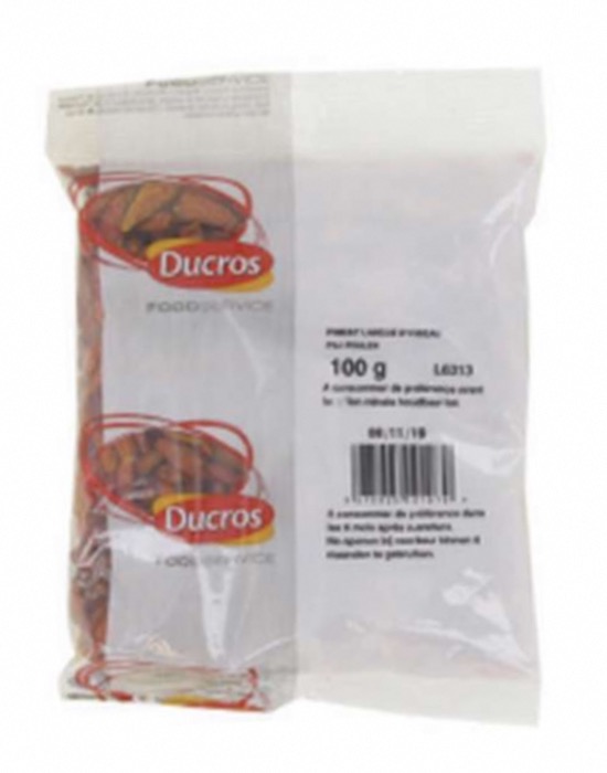 Piment Langue d'Oiseau entier 100g - Fort et parfumé - Marque Ducros