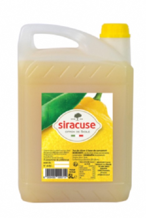 Siracuse Jus de Citron Jaune 5L/Bidon