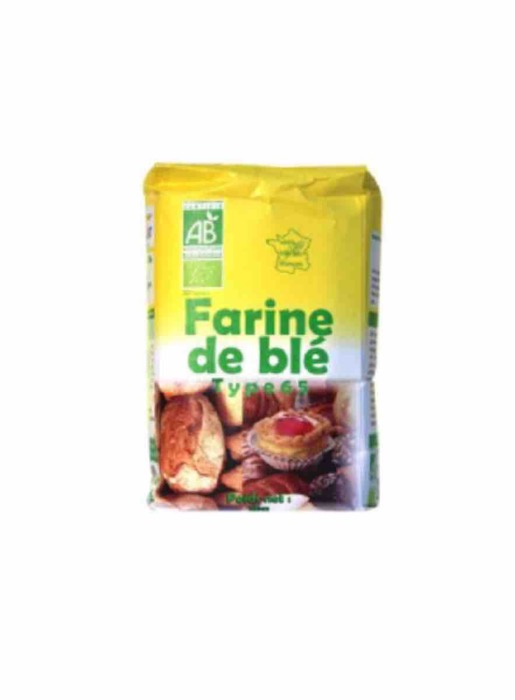Allafort Farine de Blé BIO T65 1kg/Sachet