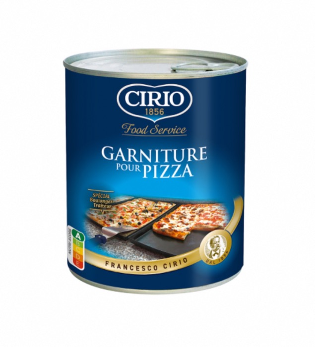 Garniture pour Pizza Cirio 800g/Boite