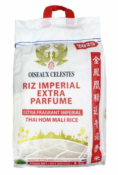 LA NOUVELLE RECOLTE ! Riz Thai Impérial 2025 Extra Parfumé 5kg/sac