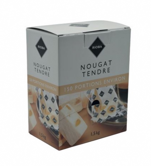 Mini Nougat Tendre Boîte Distributrice 1,5kg/Boite