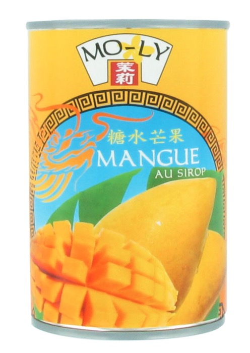 Mangue au Sirop (en Tranche) Mo-Ly 425g/Boite
