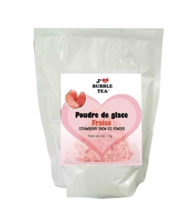 Préparation en Poudre pour Glace Fraise 1kg/Sachet 