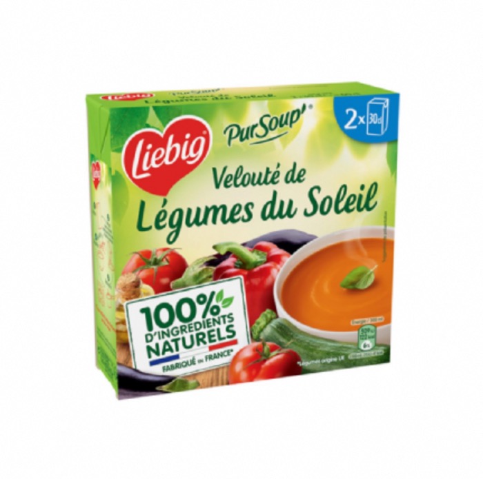 Pur Soup Légumes du Soleil LIEBIG 2 x 30cl/Boite