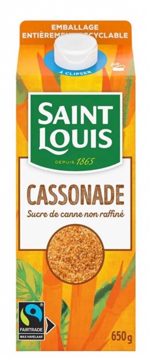 Cassonade Pack Bouchon Précision Saint Louis 650g/Boite