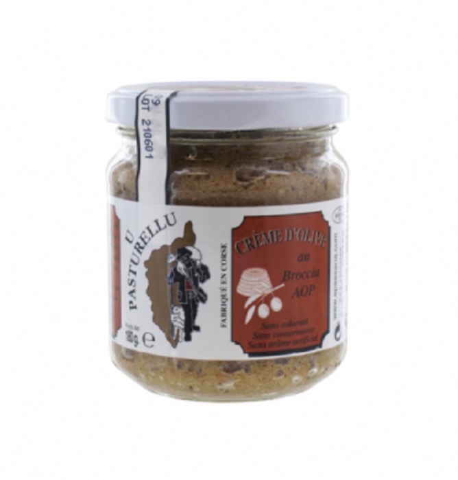 Crème d'Olive au Brocciu AOP A. Paesana 180g/Pot