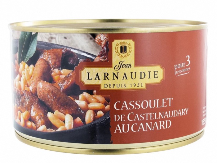 Larnaudie Cassoulet de Castelaudary au Canard 1 350g/Boite