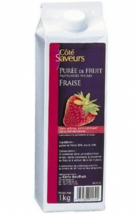 Purée de Fraises Cote Saveurs 1L/Boite