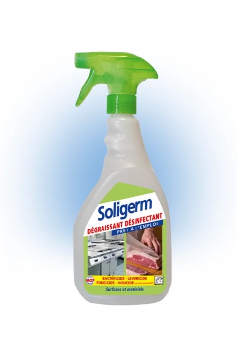 Soligerm Dégraissant Désinfectant 750ml/Vaporisateur