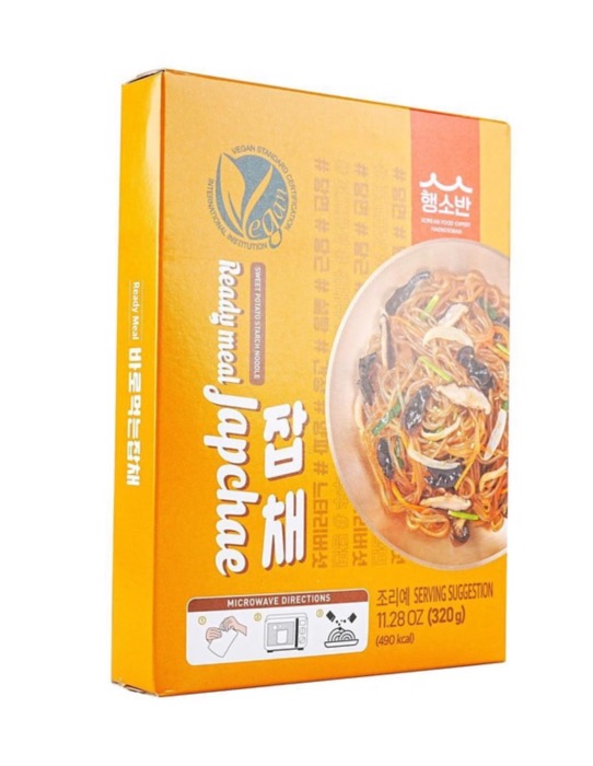 Vermicelles Instantanés de Patate Douce Japchae Haeng Soban de Corée 320g/Boite